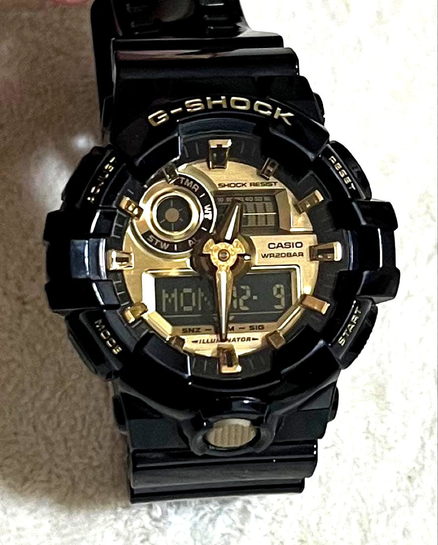 Casio G-Shock Black watch with digital display and shock resistant design