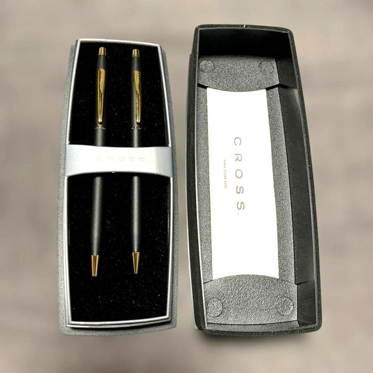 Cross ballpoint pen and mechanical pencil 2-piece set in original packaging