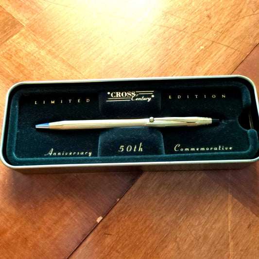 Cross Century 50th Anniversary Edition ballpoint pen in unused condition with original refill from Japan import