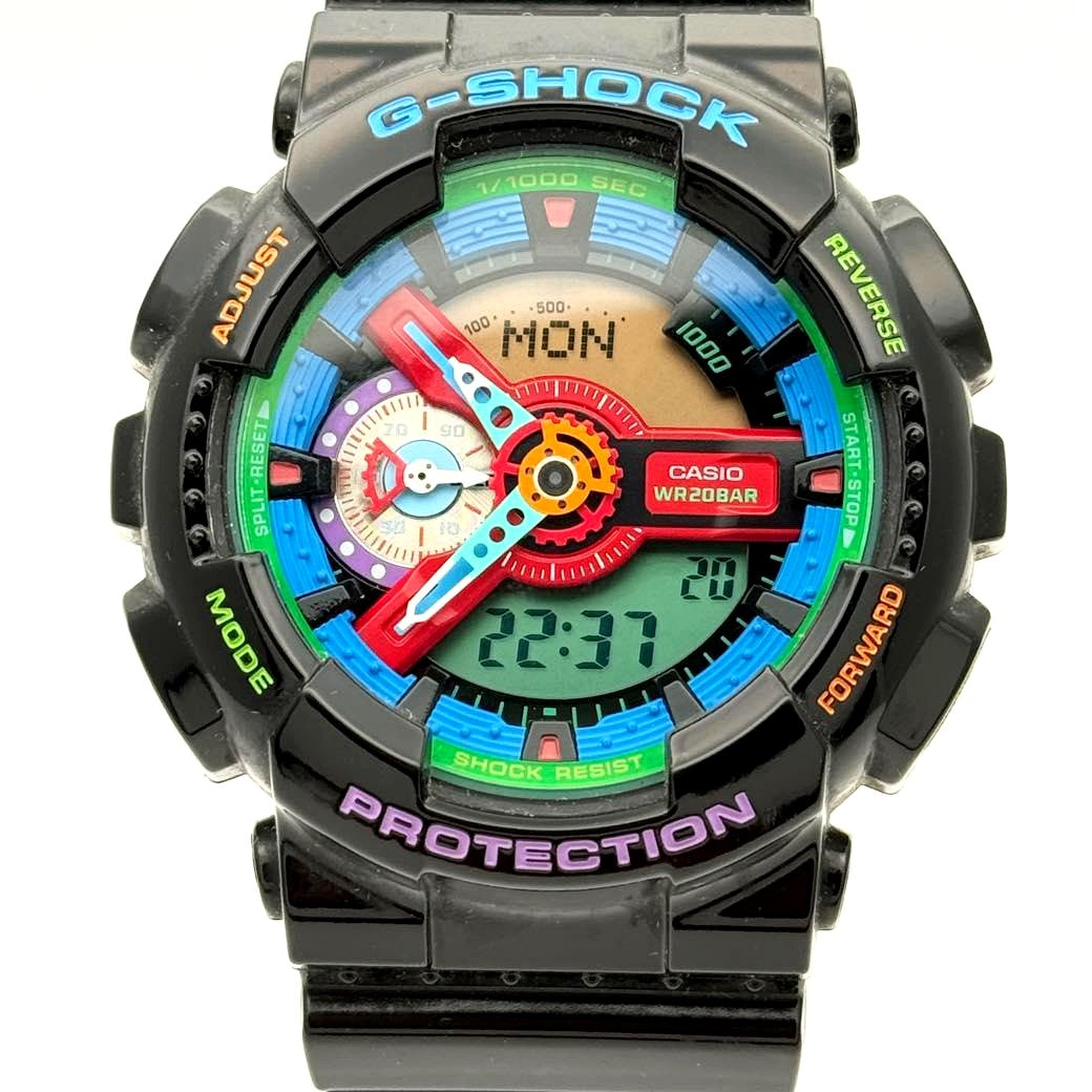 Casio G-Shock GA-110MC-1AJF Crazy Colors analog-digital watch with colorful design Japan import