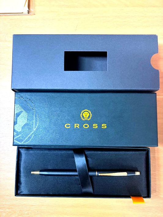 Cross Classic Century Ballpoint Pen with Black Metal Finish and Case