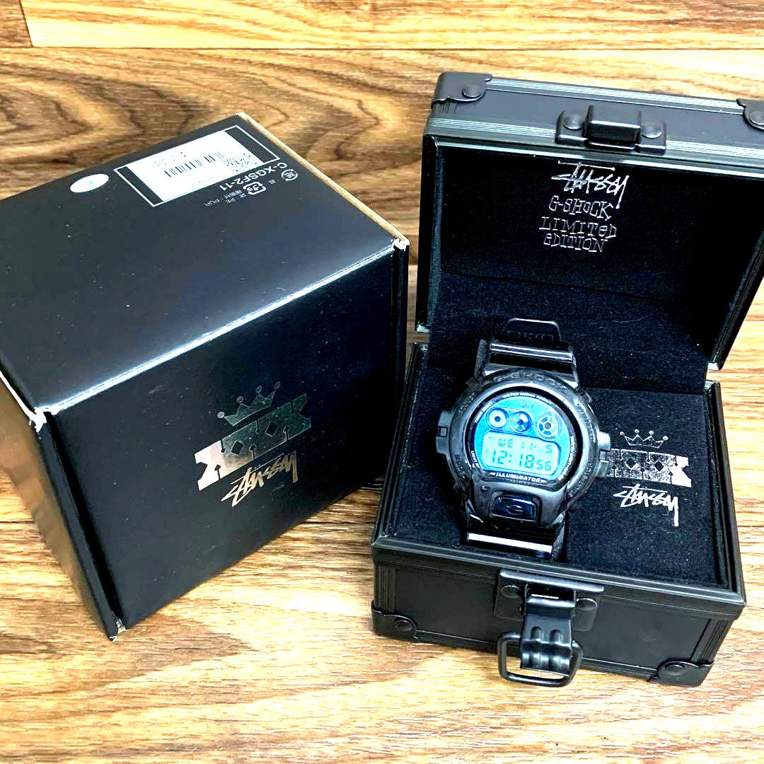 Stussy 30th Anniversary Casio G-Shock DW6900-ST watch with original box in good condition