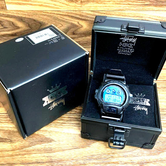 Stussy 30th Anniversary Casio G-Shock DW6900-ST watch with original box in good condition