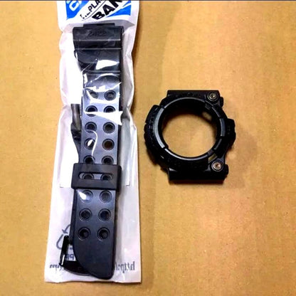 Casio G-Shock Frogman GW-200MS-1F bezel, band, and belt replacement set in black