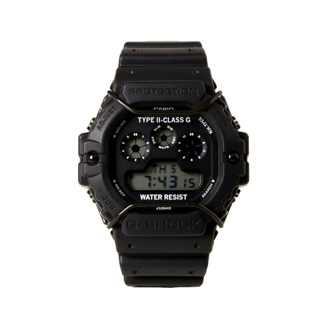 N.HOOLYWOOD branded G-Shock watch in used condition with box and wrapping paper