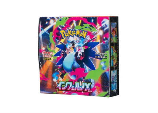 Unopened Pokemon Card Game Mega Expansion Pack Inferno X box sealed with shrink wrap Japan import
