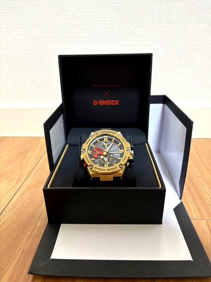 Casio G-Shock GST-B100RH-1AJR wristwatch Hashimura Rui collaboration with resin band and water resistance
