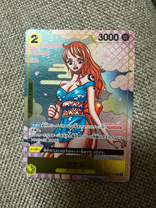One Piece Naomi OP06-101 unopened trading card from Japan import with original packaging