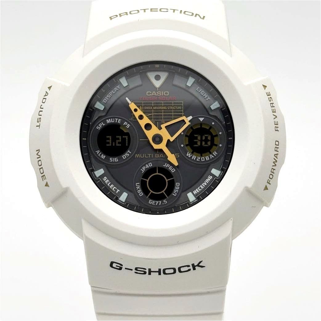 Casio G-Shock AWG-525B-7AJF 25th Anniversary white radio-controlled solar watch Japan import