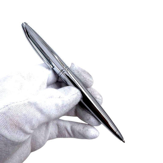 Cross silver ballpoint pen ATX882-2 with pure chrome finish and original USA boxed packaging
