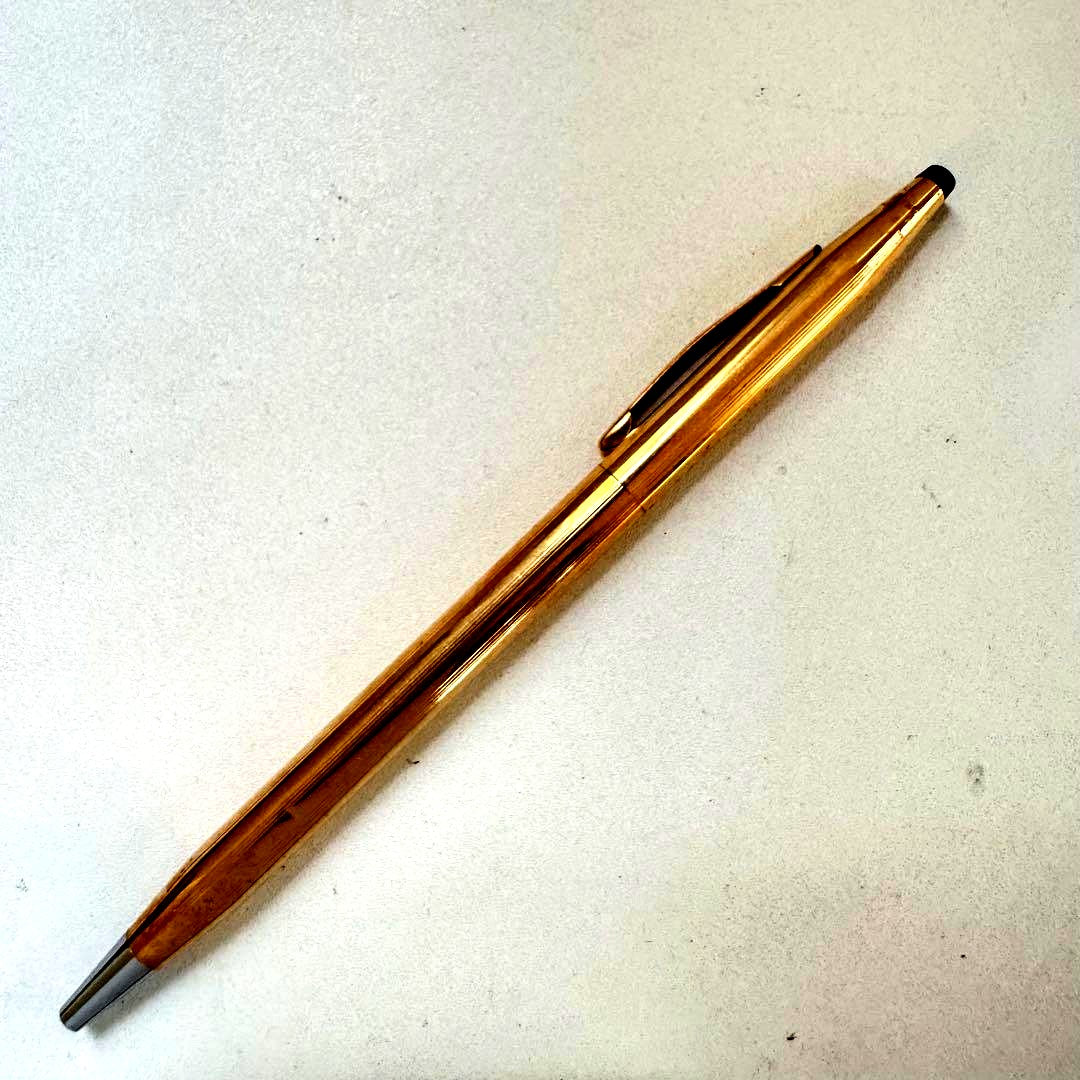 Cross Classic Century 14K gold-plated ballpoint pen with twist mechanism, vintage Japan import