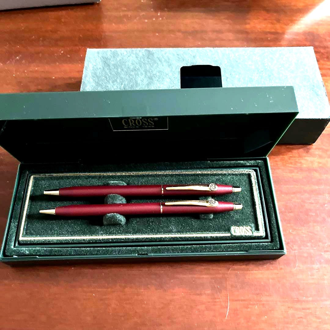 Panasonic Pen Set with Case - Ballpoint and Mechanical Pencil Included — Japan Import