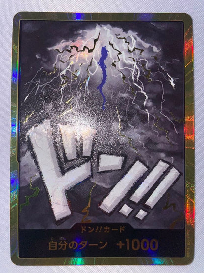 One Piece Card Don Gold Frame Kaido from PRB-01ONE PIECE CARD THE BEST set in good play condition