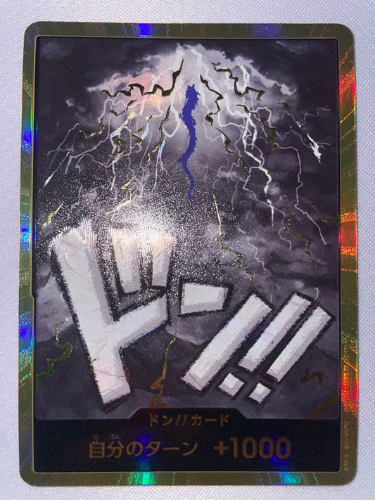 One Piece Card Don Gold Frame Kaido from PRB-01ONE PIECE CARD THE BEST set in good play condition