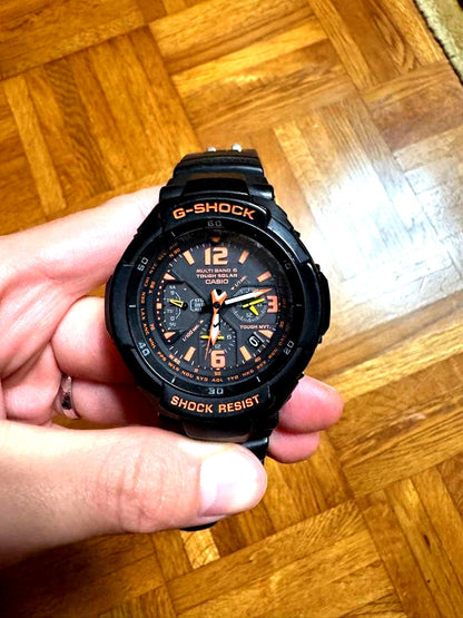 Casio G-Shock Gravitymaster GW-3000B-1AJF solar radio-controlled analog watch with seconds hand