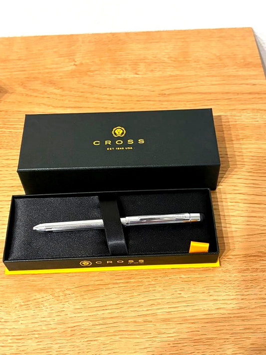 Cross Two-Color ballpoint pen in black and red with replacement ink refills included