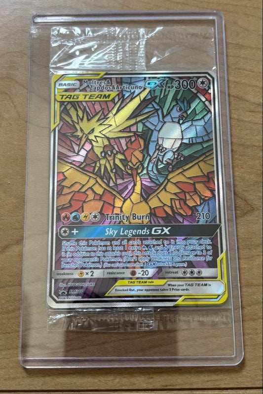 Fire Thunder Frieza GX Sky Legend Pokémon English version sealed card from Japan import