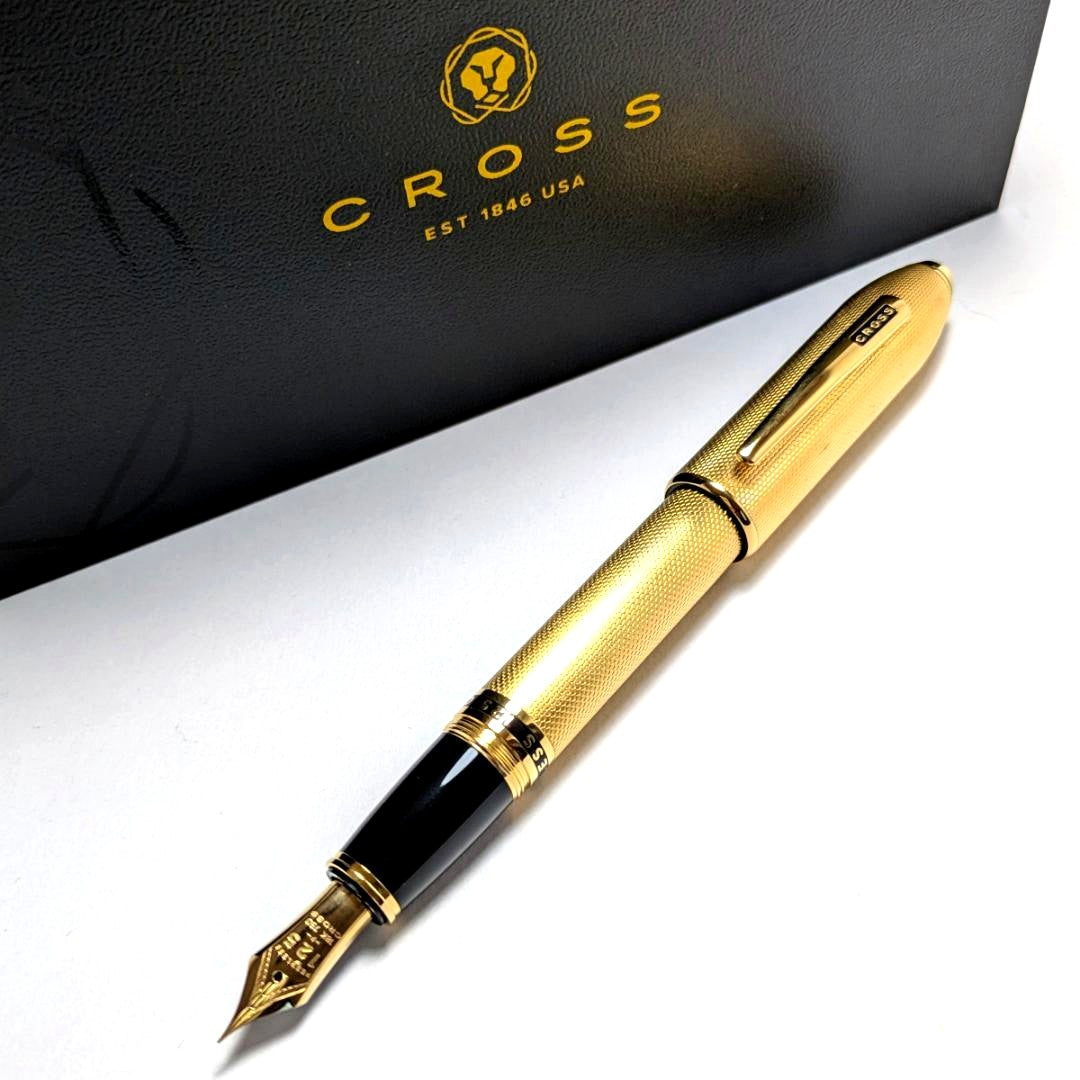 Cross Palladium Limited Edition 125th Anniversary Fountain Pen Gold 18K Model AT0706-4FD Japan Import