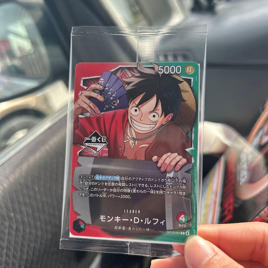 One Piece Card Game Monkey D. Luffy OP13-001 Leader card with 5000 attack power