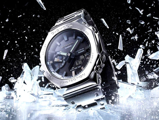 Casio G-Shock GM-B2100D-1AJF full metal digital watch with Bluetooth and solar power