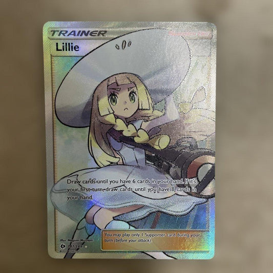 Bandai Pokémon Card Lillie SR from Collection Moon SM1M series Overseas English version