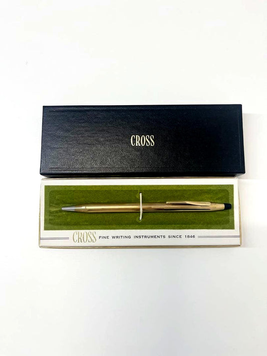 Cross Gold Ballpoint Pen 10K — Japan Import