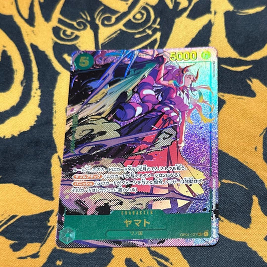 Yamato SEC Parallel card model OP01-121 shipped with double sleeves, Japan import