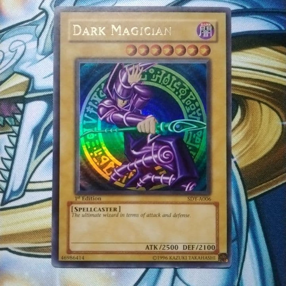 Bandai Yu-Gi-Oh Black Magician SDY A006 Australia EU English First Edition trading card single