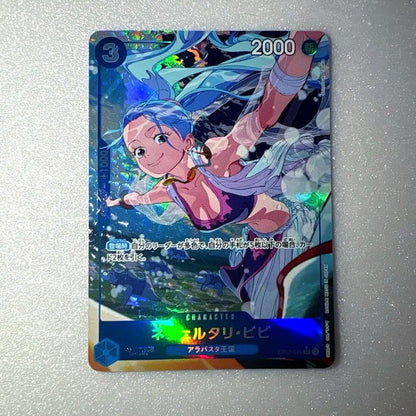 One Piece Nefertari Vivi Character Card featuring Alabasta Kingdom with cost 3 and power 2000