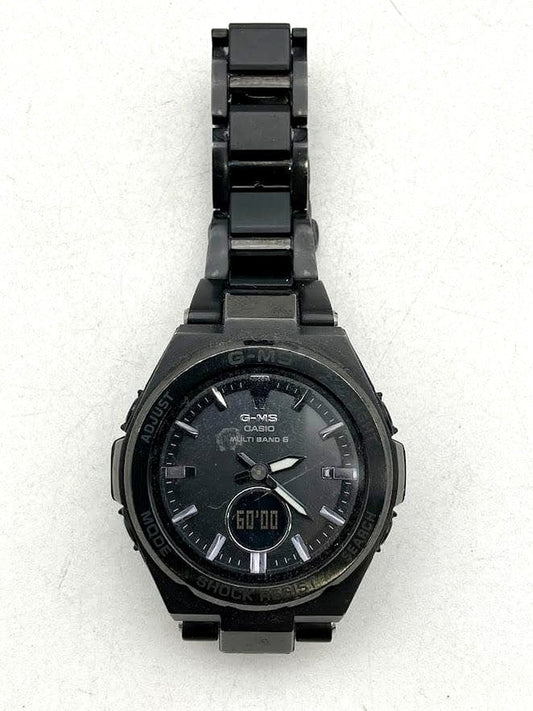 Casio Baby-G Solar Ladies Watch MSG-200CG in black with scratched glass surface Japan import