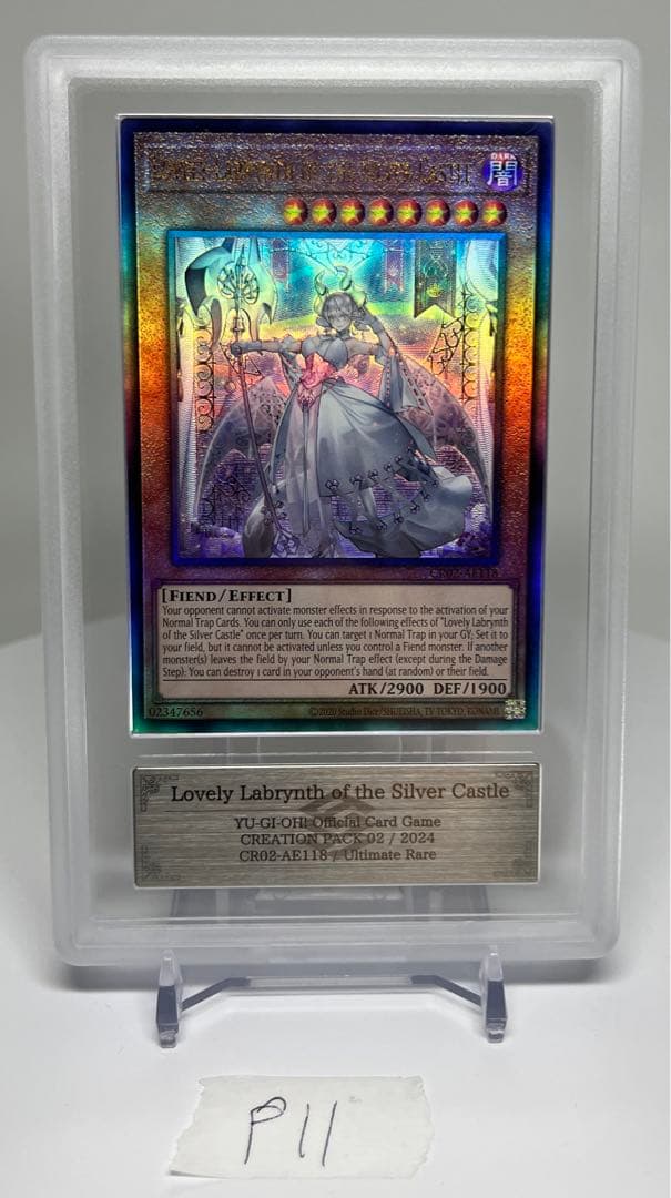 Yu-Gi-Oh! International Taya Version ARS9 P11 trading card from Japan Import displayed in protective sleeve