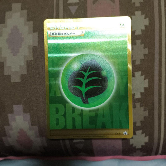 Pokemon Card Game XY Golden Present Campaign Winner Promo Basic Grass Energy XY-P UR Japanese