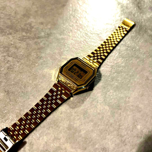 Vintage Casio G-Shock watch with tags, used condition, Japanese import