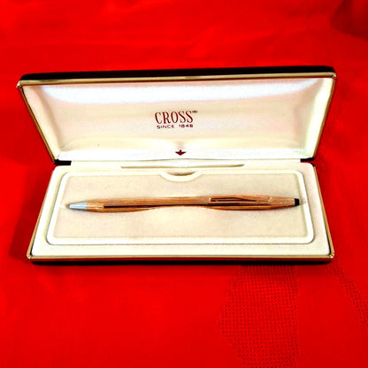 Cross Classic Century 14K Rolled Gold Ballpoint Pen 1502 Japan Import