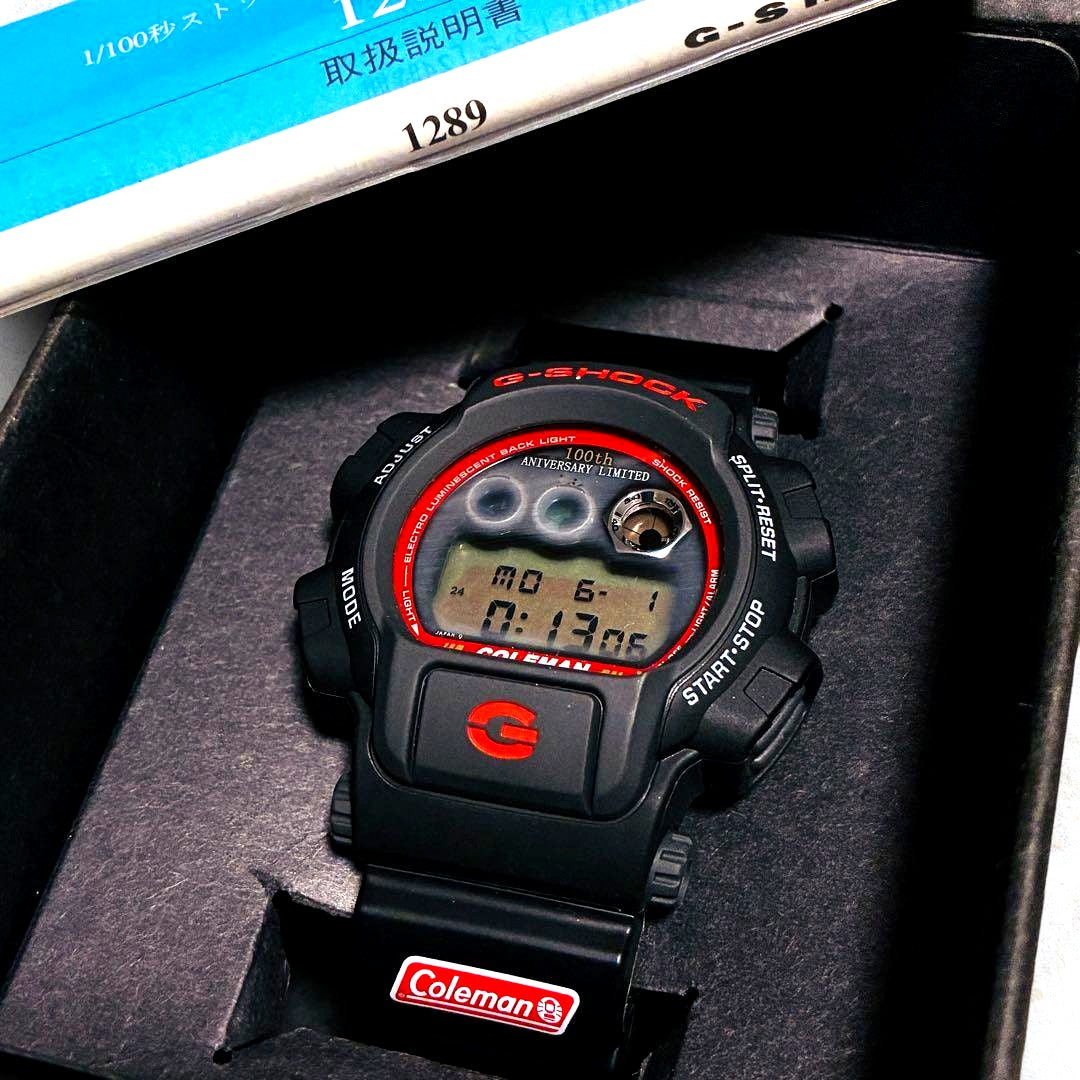 Casio G-Shock DW-8400 Mudman Coleman 100th Anniversary limited edition watch with box and tags