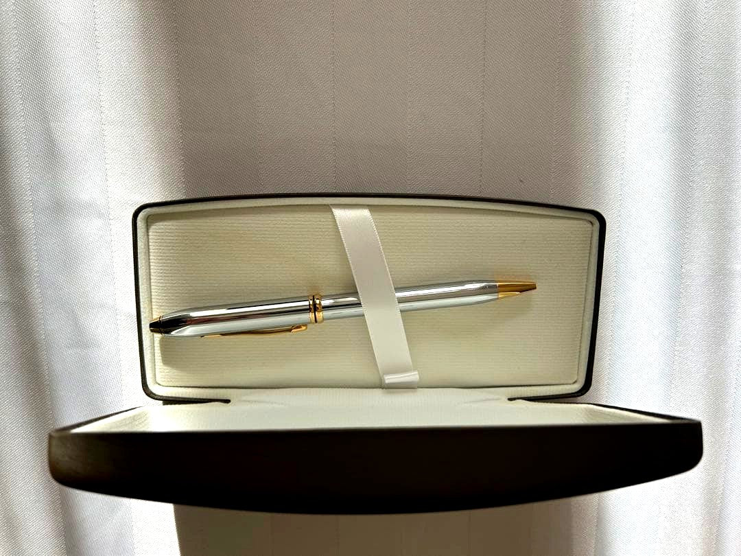 CROSS Body Silver Metal Pen with Case - Japan Import