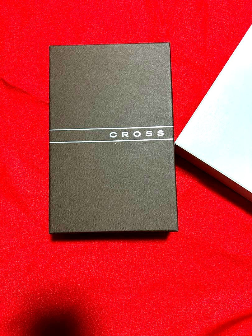 Cross Silver Ballpoint Pen with Leather Case