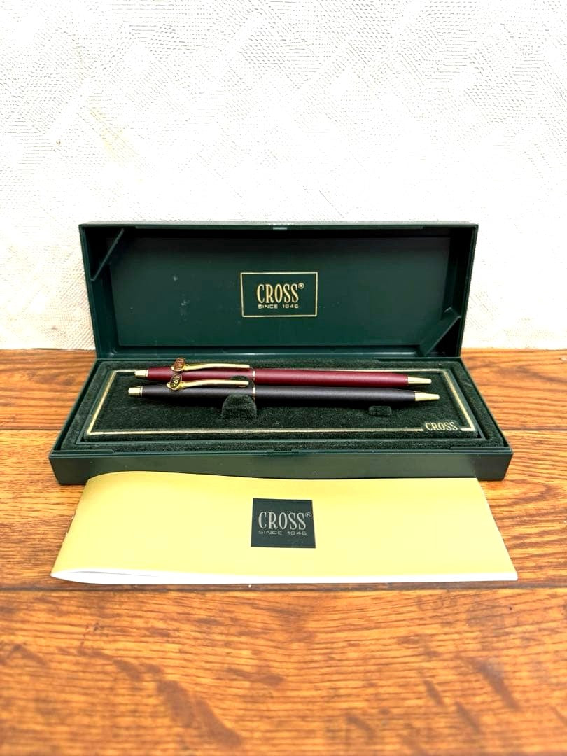 Cross Pen Set Two Pieces with Case Japan Import