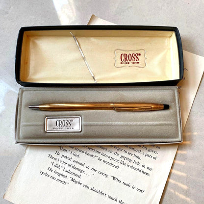 Vintage Cross Ballpoint Pen 10K Rolled Gold
