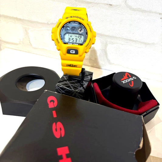 Casio G-Shock DW-6900H-9 digital watch with resin case and black rubber band Japan import