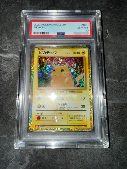 Bandai Pokémon Card Classic PSA10 Pikachu CLL 008/032 Japanese import trading card