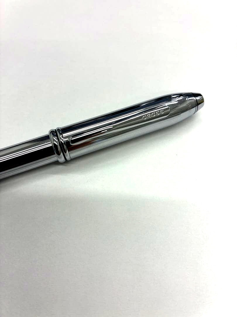 Cross Twist Ballpoint Pen with Silver Metal Body