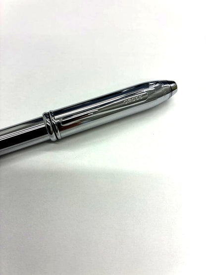 Cross Twist Ballpoint Pen with Silver Metal Body