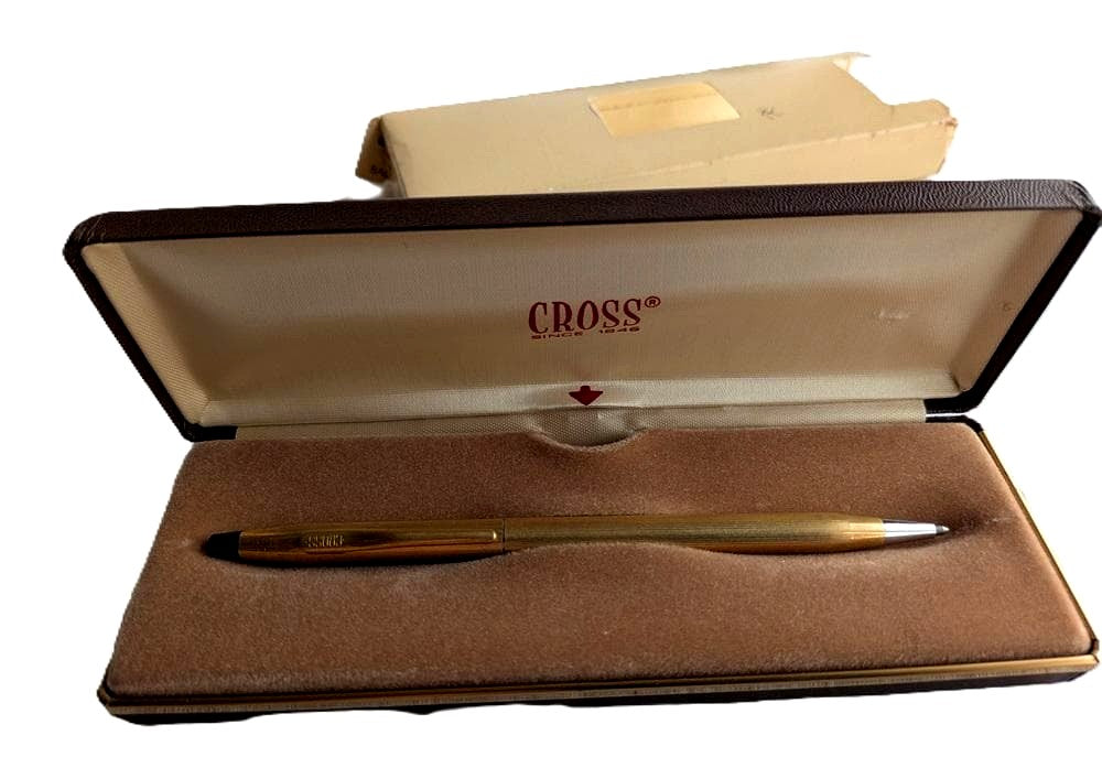Cross 10kt Gold Filled Ballpoint Pen — Used Japan Import