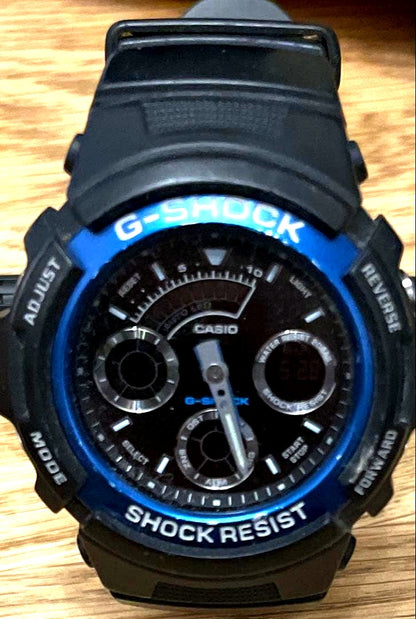 Casio G-Shock Watch Black Blue Model GA-2100 — Japan Import