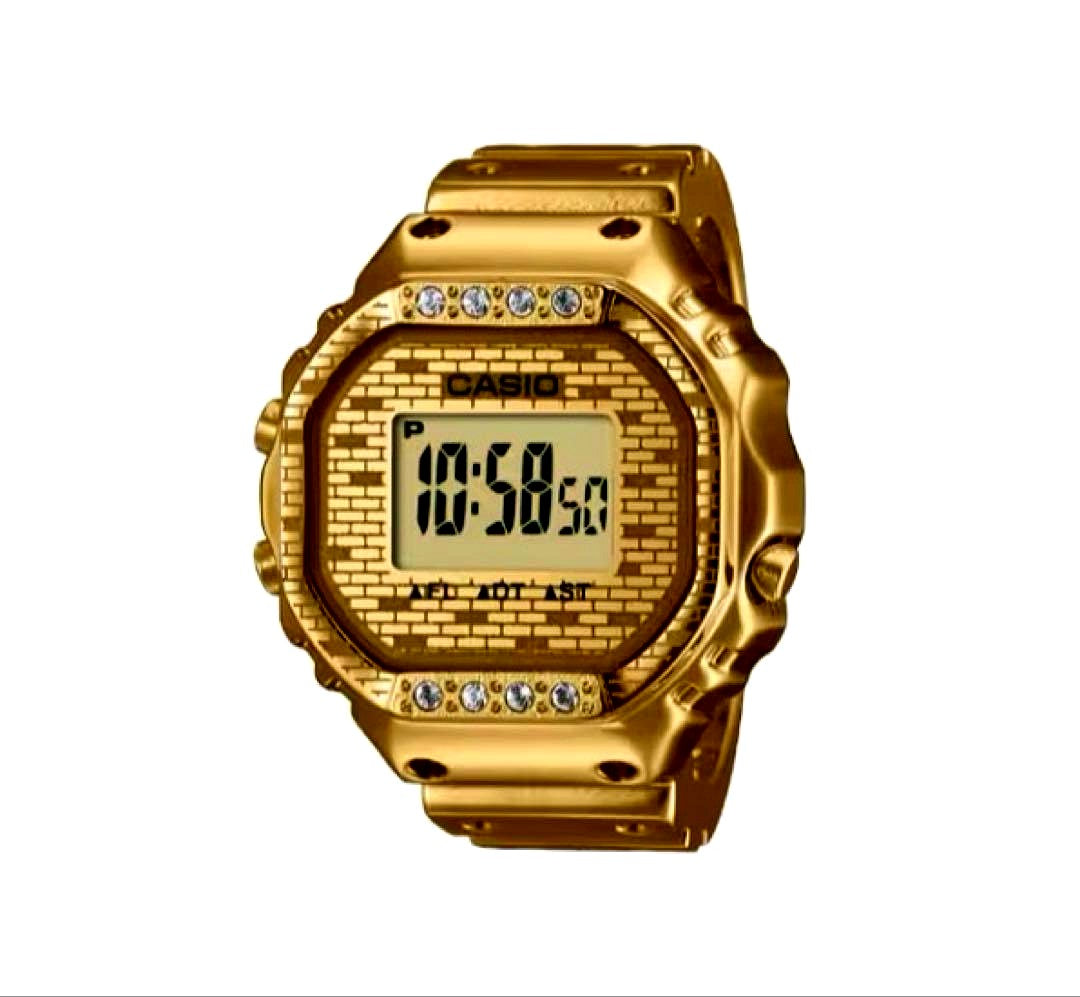 Casio J Balvin Collaboration Ring Watch CRW-001JB-9JR with black face and adjustable band