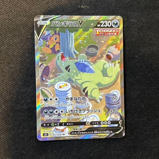 Bandai V Maxx S5I Pokemon Regirock V card 077/070 full art, special art, stored in sleeve