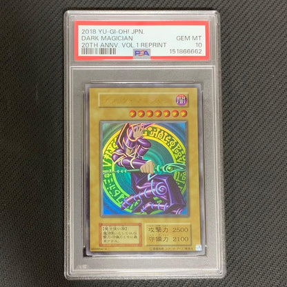 Bandai Yu-Gi-Oh Black Magician PSA 10 graded trading card original illustration Japan import