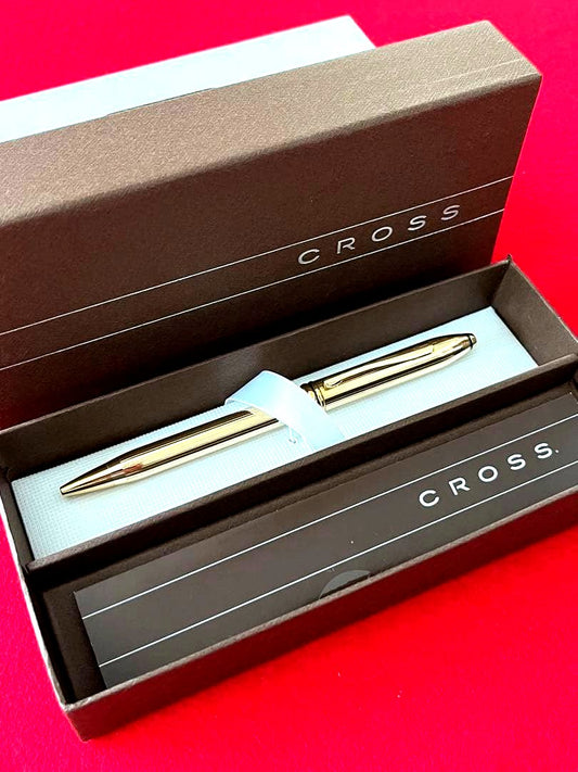 Townsend 18K Gold-Plated Cross Ballpoint Pen — Japan Import