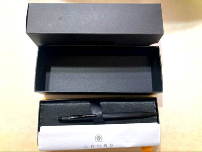 Casio Cross Classic Century Black Micro Knurl Ballpoint Pen Series BT Model NAT0082-122 - Japan Import